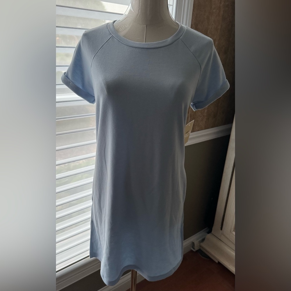 NWT Tresics Beach Blue Mini Dress